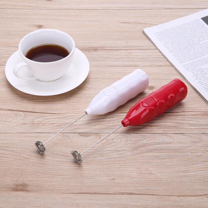 Mini Electric Milk Frother Foamer Whisk Mixer Handle Stirrer Egg Beater Tea Coffee Blender Kitchen Tools Dropshipping - ebowsos