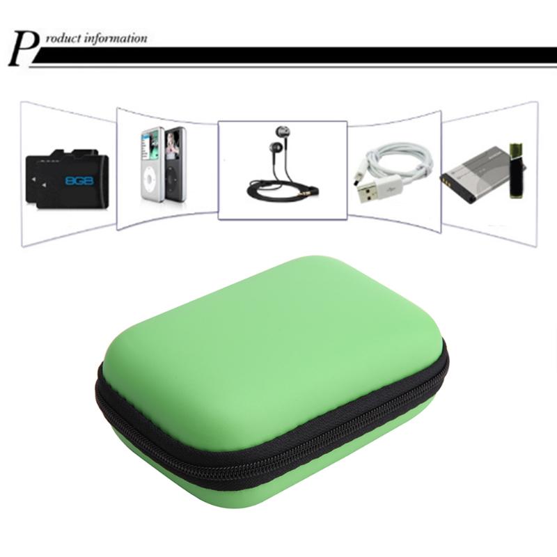 Mini External Storage Hard Case Bags Headset Earphone Cable Carry Storage Box for Phone USB Cable Charger Power Bank Case New - ebowsos