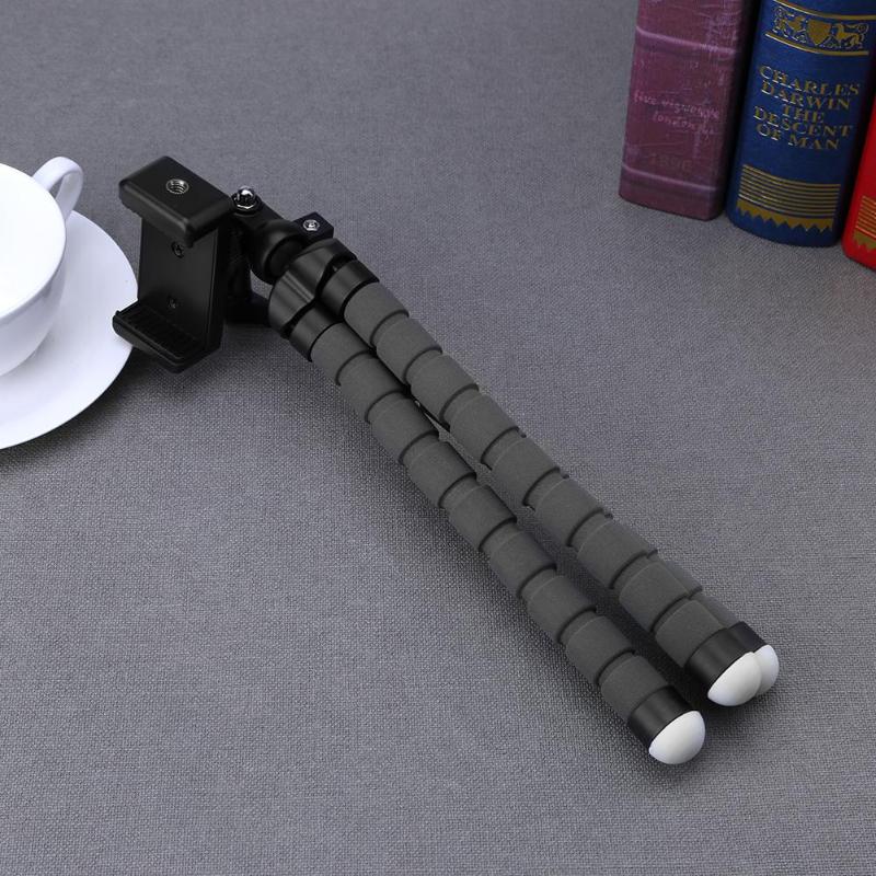 Mini Flexible Octopus Tripod Mobile Phone Stand Holder Bracket Digital Camera Mini Portable Desktop Stent Tripod Accessory New - ebowsos