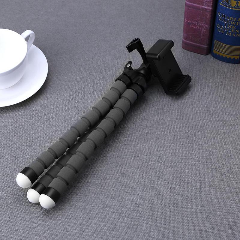 Mini Flexible Octopus Tripod Mobile Phone Stand Holder Bracket Digital Camera Mini Portable Desktop Stent Tripod Accessory New - ebowsos