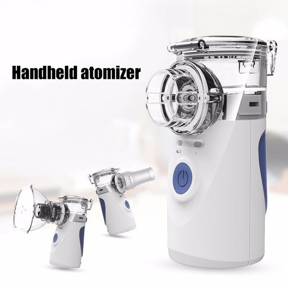 Mini Handheld Nebuliser Steaming Tool Health Care Atomizer Portable Respirator Humidifier Adult Kid Inhaler Nebulizer - ebowsos