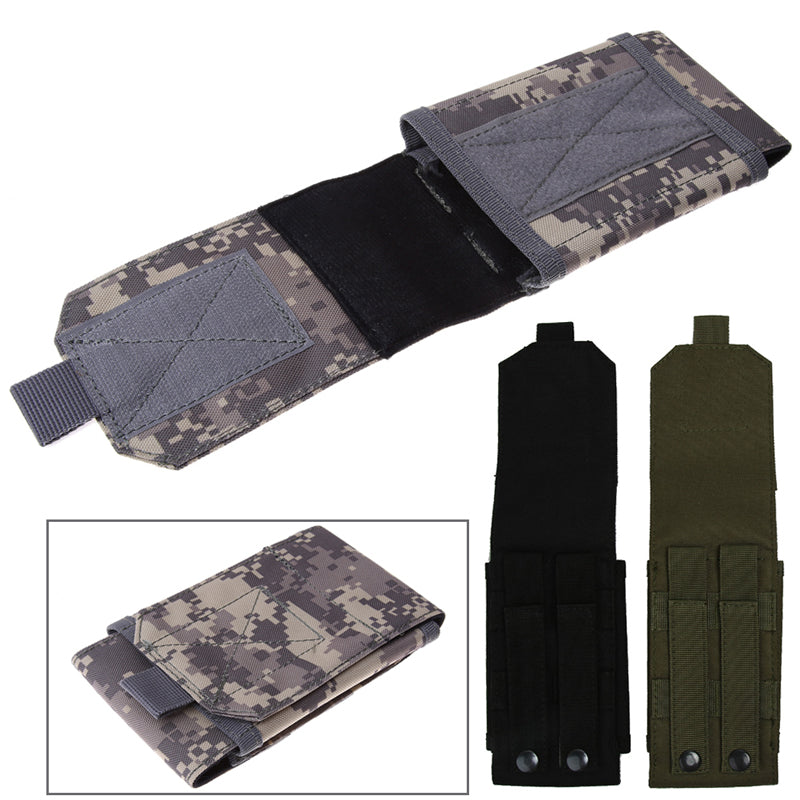 Mini Molle Army Camo Camouflage Bag For Up To 5.5 Inch Phone With Hook Loop Belt Pouch Holster Cover Case US#V-ebowsos