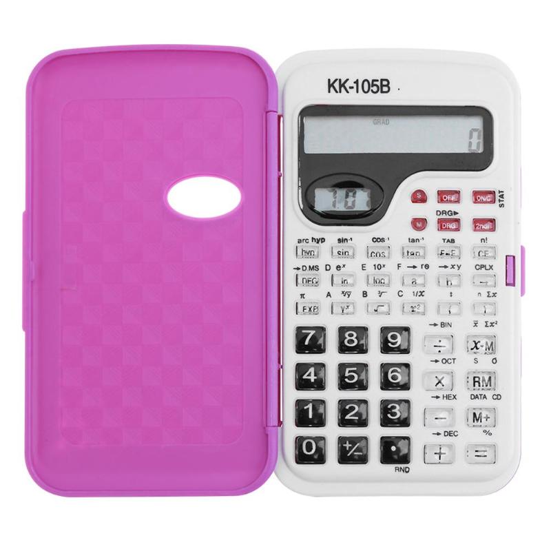 Mini Multifunctional Calculator Handheld Student's Scientific Calculator 2 Line Display Portable Calculator for Mathematics - ebowsos