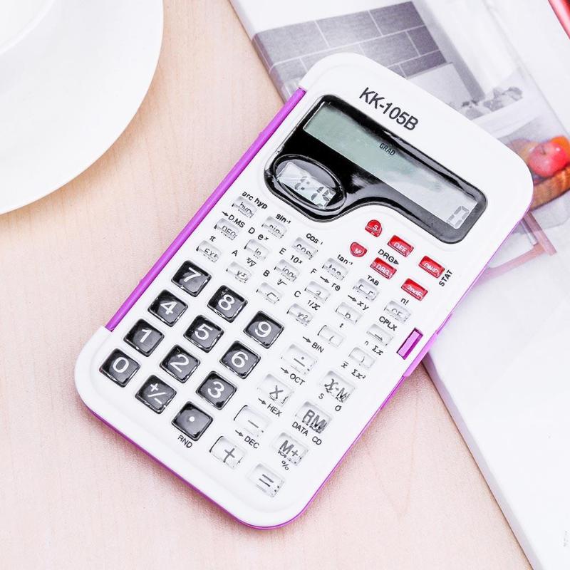 Mini Multifunctional Calculator Handheld Student's Scientific Calculator 2 Line Display Portable Calculator for Mathematics - ebowsos