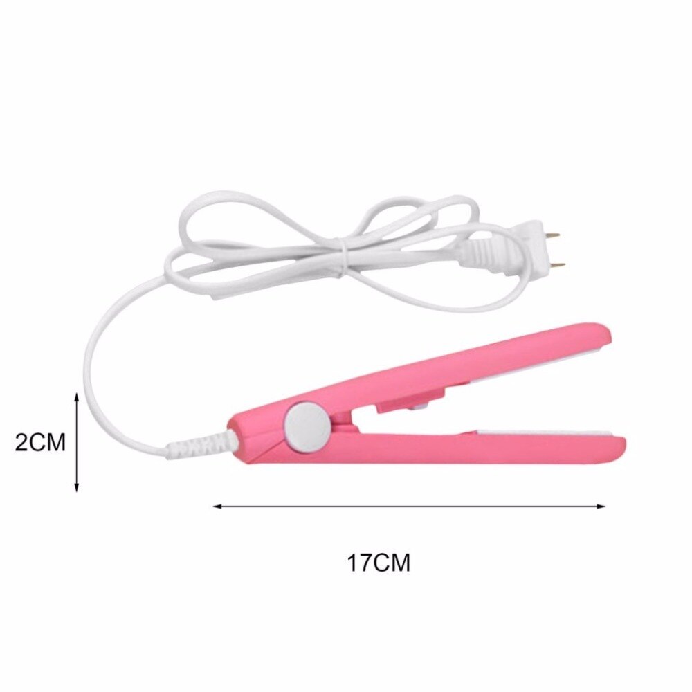 Mini Portable Ceramic Electronic Hair Roll Straighteners Straightening Hairdressing Women Beauty Wet/Dry Straightening Irons - ebowsos