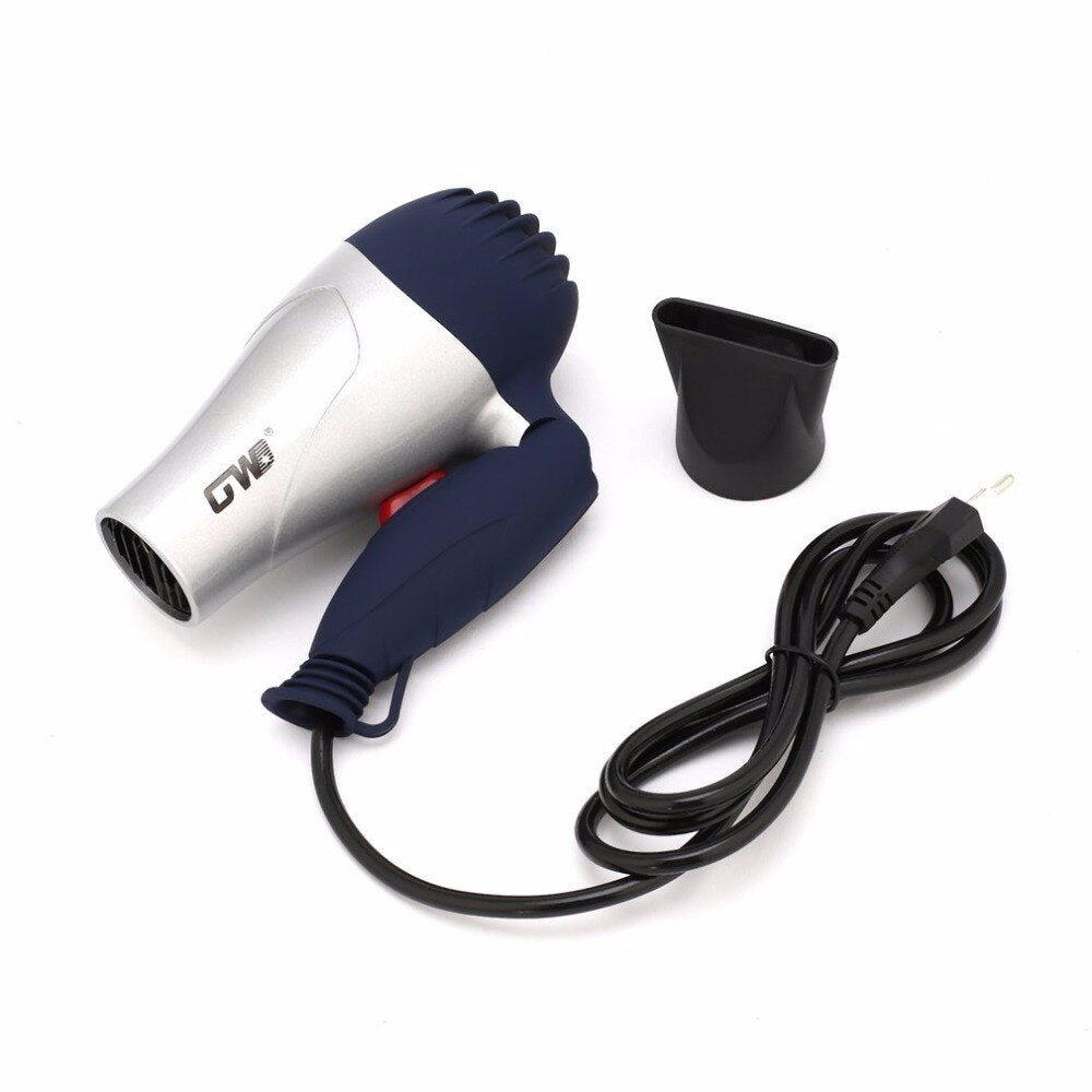 Mini Portable Foldable Handle Compact 1500W Hair Dryer Blow Dryer Hot Wind Low Noise Long Life Outdoor Travel Styling Accessory - ebowsos
