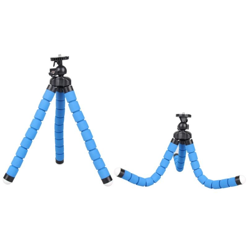Mini Portable Large Flexible Spong Adjustable Octopus Tripod Phone Holder Mount Monopod Bracket Stand For iPhone Samsung Sony - ebowsos