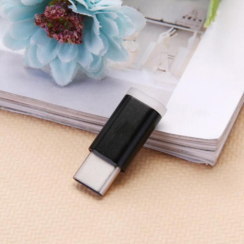 Mini Portable Metal Shell Micro USB Female to Type-C Male Port Converter - ebowsos