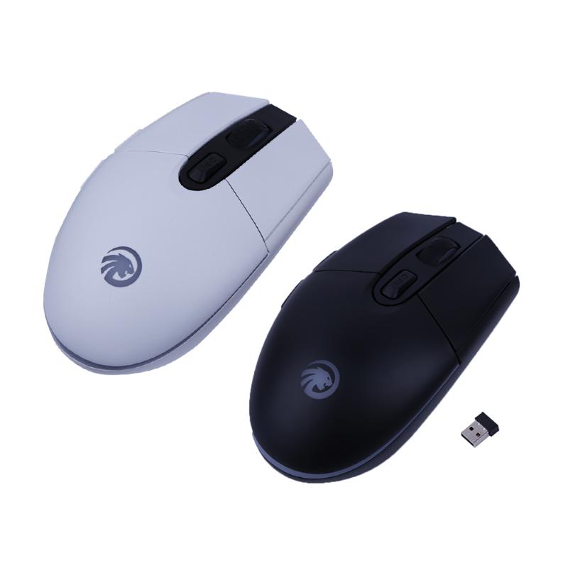 Mini Portable Mice 1600 DPI 4 Keys USB Charging Wireless Muted Office/Gaming Backlight Mouse for PC Notebook Tablet - ebowsos