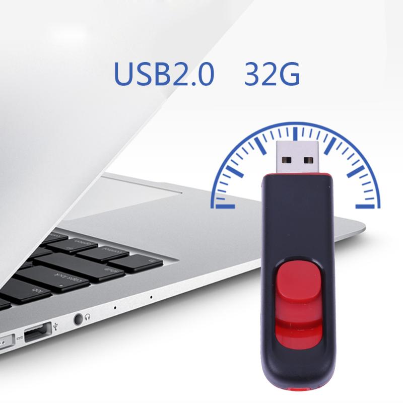 Mini Portable Plastic Case USB2.0 Port Flash Driver Flash Memory Disk 2G\4G\8G\16G\32G for Desktop Laptop - ebowsos
