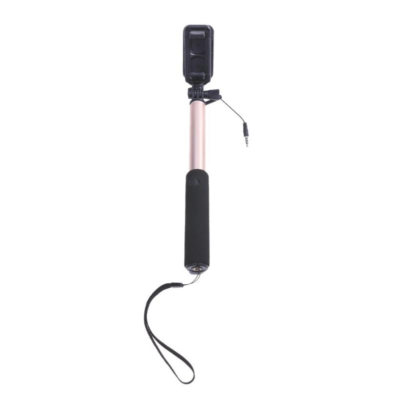 Mini Selfie Stick With Button Wired Monopod Control Self Universal For iPhone 6 Android Samsung Huawei Xiaomi Sticks With Mirror - ebowsos
