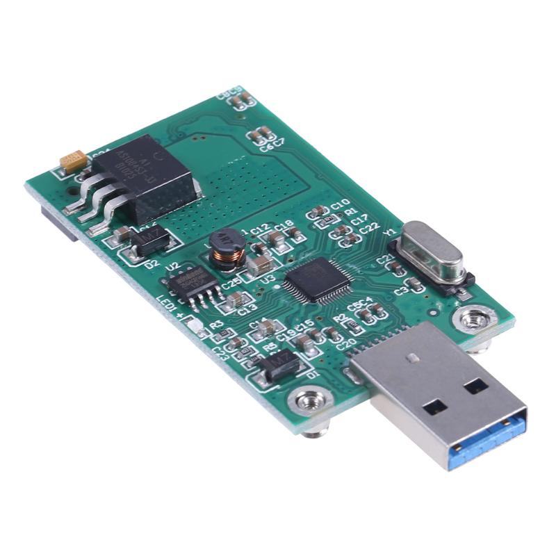 Mini Size mSATA SSD to USB3.0 Port Converter Adapter Card PC Boot Card Converter Adapter Card for PC - ebowsos
