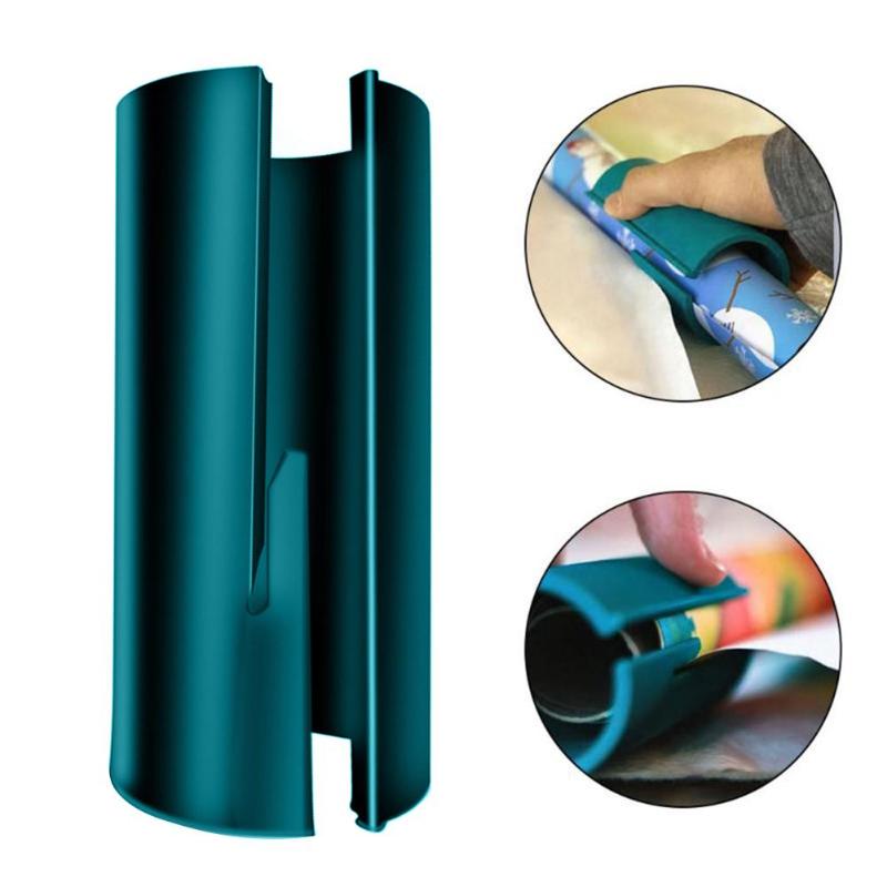 Mini Sliding Wrapping Paper Cutter Wrapping Paper Roll Cutter Cuts Christmas Craft Quick Seconds Wrap Paper Cutting Tools - ebowsos