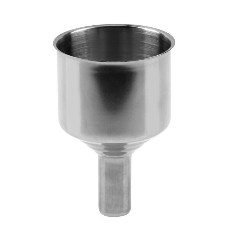 Mini Stainless Steel Funnel Wine Oil Water Honey Hopper Strainer Filter Practical Kitchen Gadget for Perfume Liquid Water Tools - ebowsos