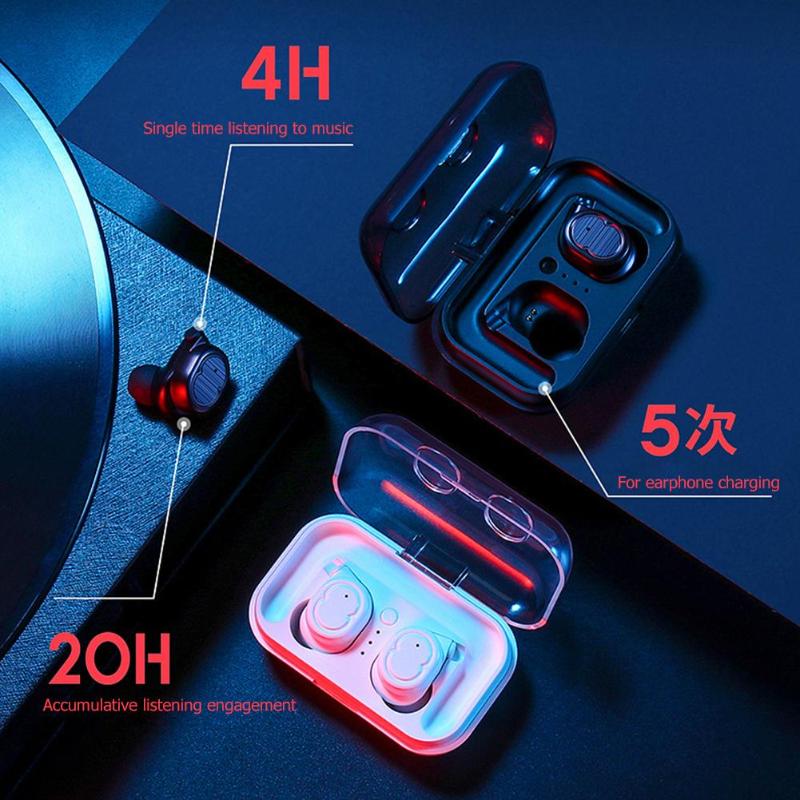 Mini TWS8 Wireless Earbuds Bluetooth V5.0 Sports Touch In-ear Earphone Headset with Charging Box Portable Earphones High Quality - ebowsos