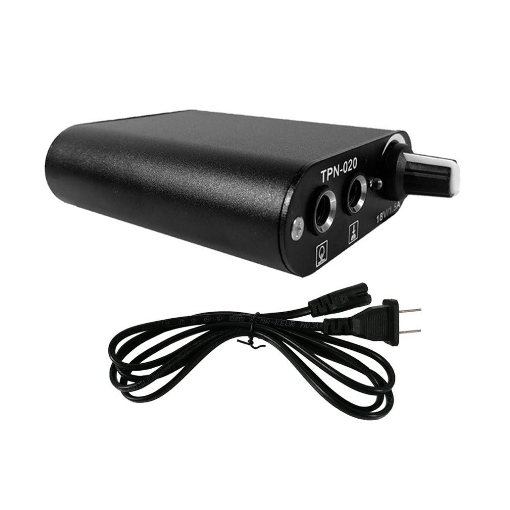 Mini Tattoo Power Supply Professional Motor for Rotary Tattoo Machine Portable Tattoo Machine Accessories with Power Cord - ebowsos