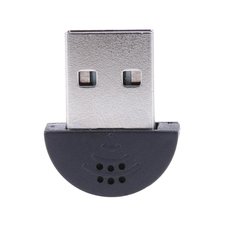 Mini USB 2.0 Microphone Mic Audio Adapter Direct Connect USB Driver Free for MSN PC Notebook Online Gaming - ebowsos