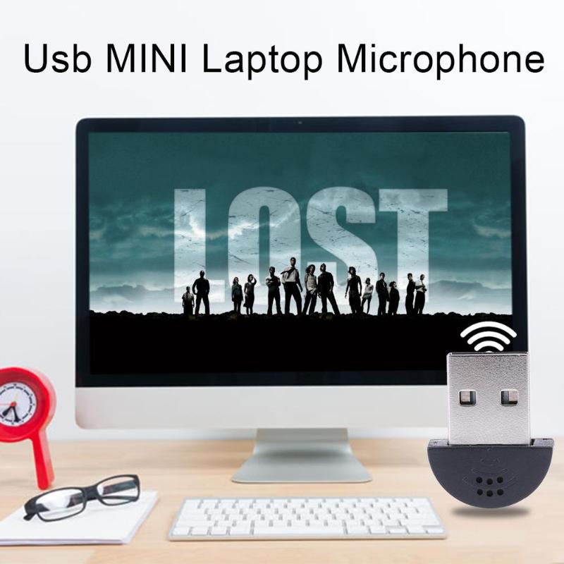 Mini USB 2.0 Microphone Mic Audio Adapter Direct Connect USB Driver Free for MSN PC Notebook Online Gaming - ebowsos