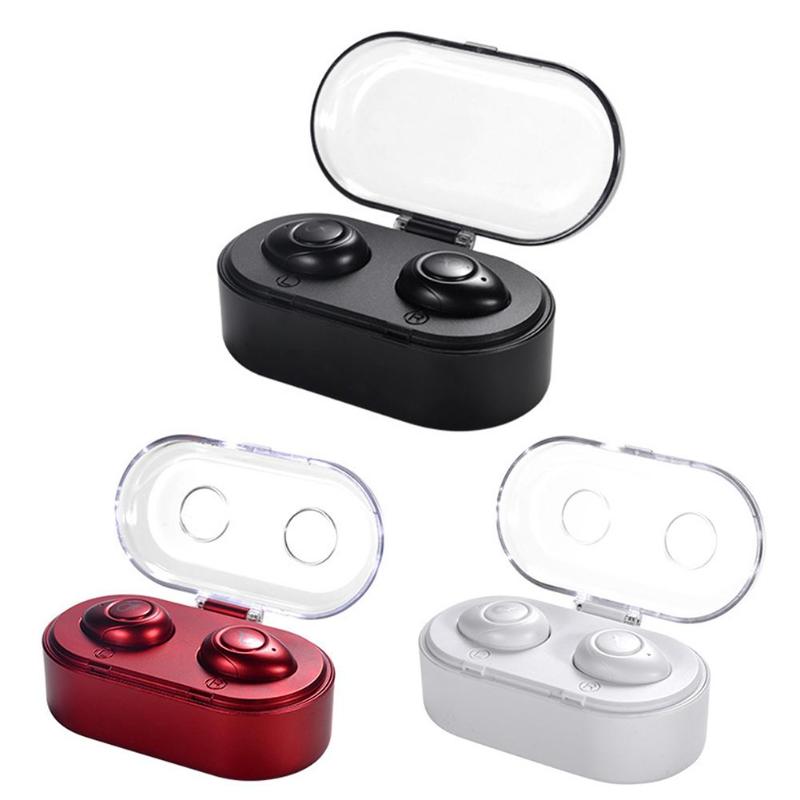 Mini Wireless Earbuds Bluetooth V4.1 TWS In-ear Earphone Stereo Headset with Charging Box Portable Headphones High Quality - ebowsos