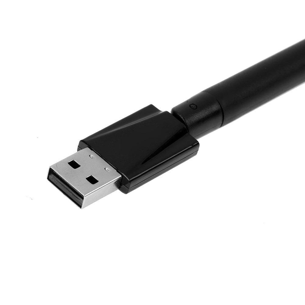 Mini Wireless Network Card 802.11b/g/n 150M USB Wireless WIFI Adapter Wifi USB Network Card with External Antenna for Desktop - ebowsos