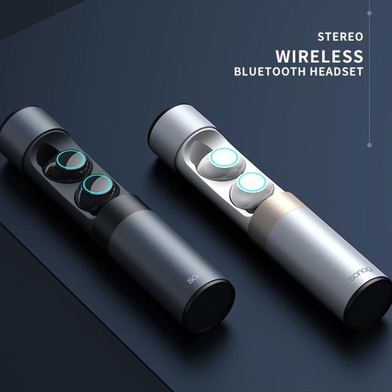 Mini v5.0 Wireless Bluetooth Earphone IPX7 sport earphones handfree Waterproof Earbuds gaming headset w/Mic for TWS smartphone - ebowsos