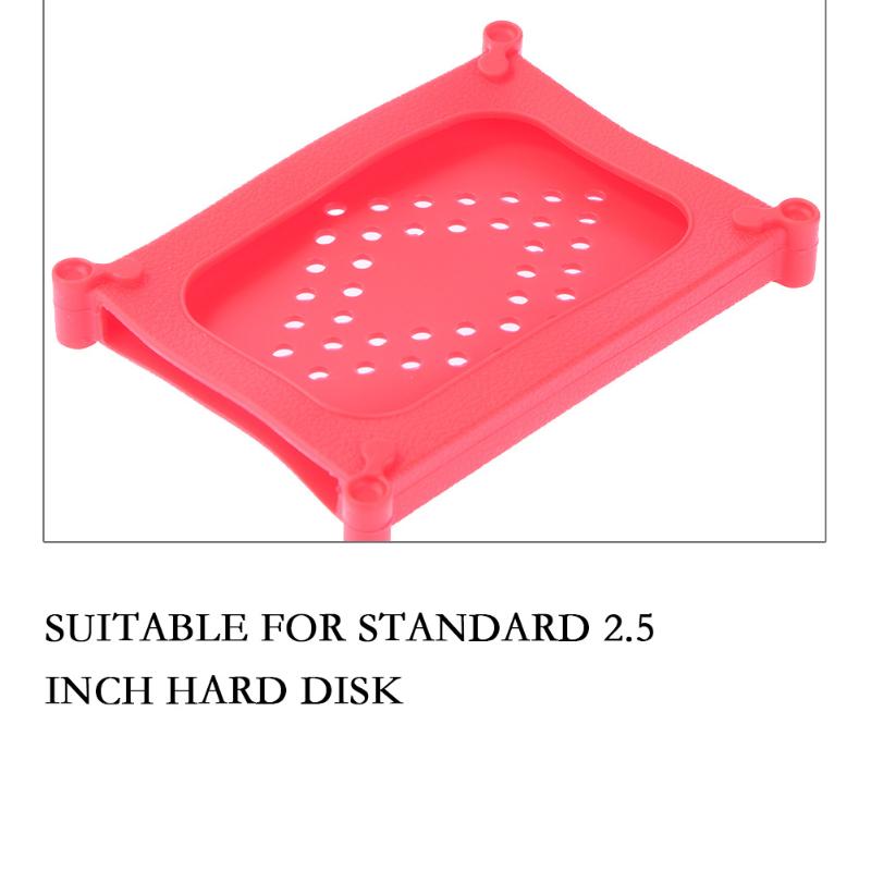 Mobile External HDD use 2.5 inch Hard Drive Enclosure Silicone Protective Cover For 2.5 SATA/IDE HDD Hard Drives - ebowsos