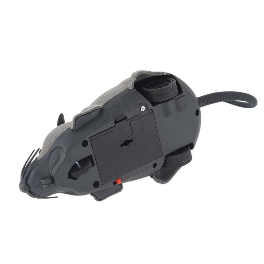 Mouse Pet Wireless Remote Control Rat Mouse Toy Moving Mouse For Cat Playing Chew C puppy toys outdoor rc mouse toy Black Cat-ebowsos