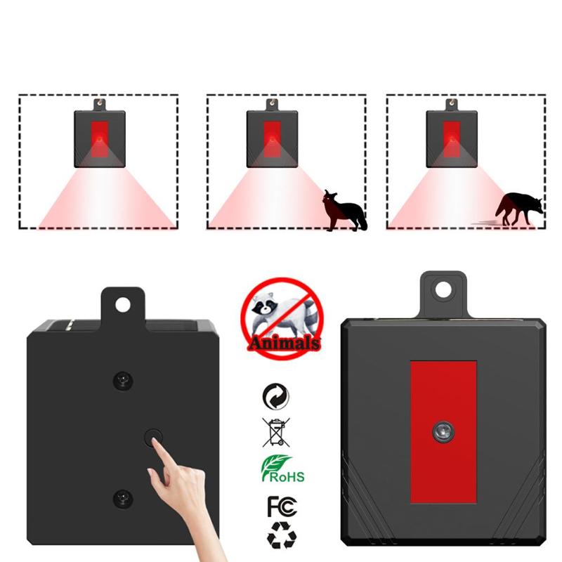 Mouse Repeller ABS Engineering Plastics Principles of Bionics Infrared Mole Repellent Mouse Pest Control Solar Outdoor Garden - ebowsos