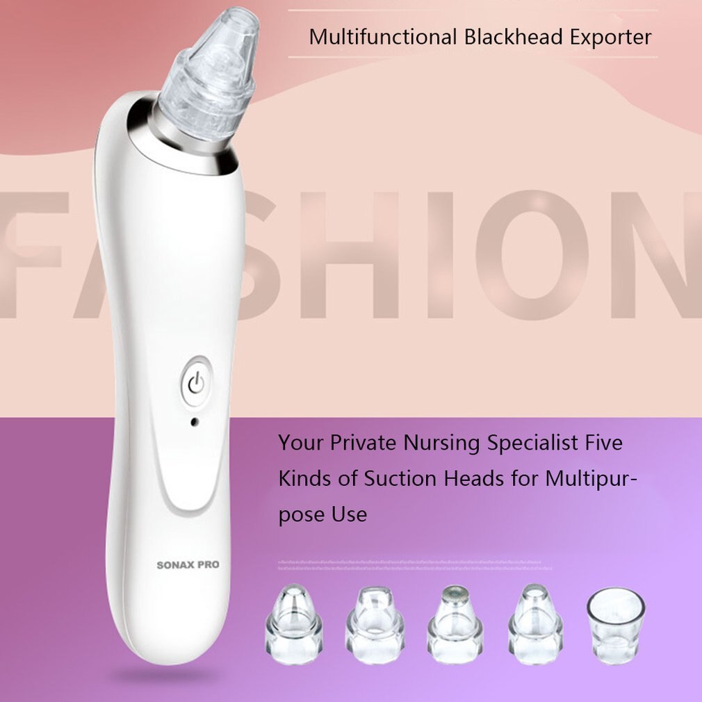 Multi-Function Electric Suction Blackhead Meter Household Face Pores Cleaner Water Recharge Instrument Sn-8955 - ebowsos