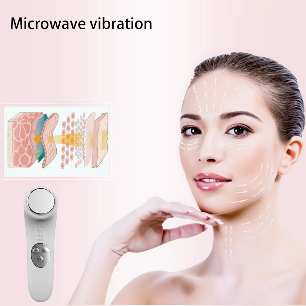 Multi-function Ultrasonic Beauty Instrument Household Micro Current Ion Import and Export Instrument Beauty Tool - ebowsos