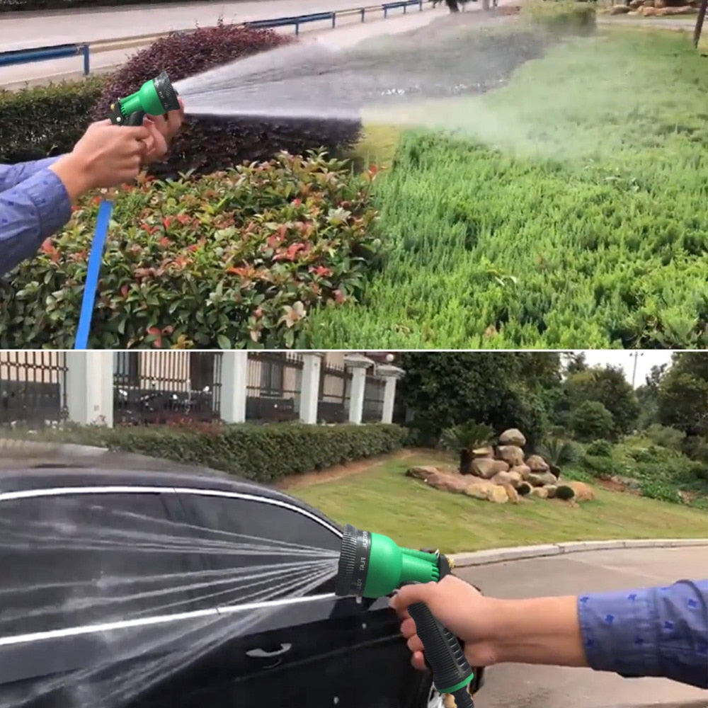 Multifunction 7 Pattern Water Nozzle Household Garden Car Wash Water Gun - ebowsos
