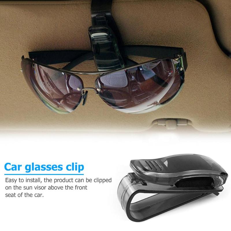 Multifunction Auto Fastener Clip ABS Car Vehicle Sun Visor Sunglasses Eyeglasses Glasses Holder Ticket Clip Accessories Hot Sale - ebowsos