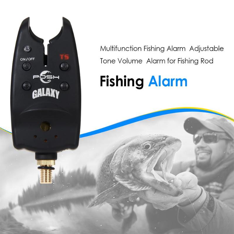 Multifunction Fishing Alarm Adjustable Tone Volume Sound Fishing Alerts Bite Alarm for Fishing Rod-ebowsos