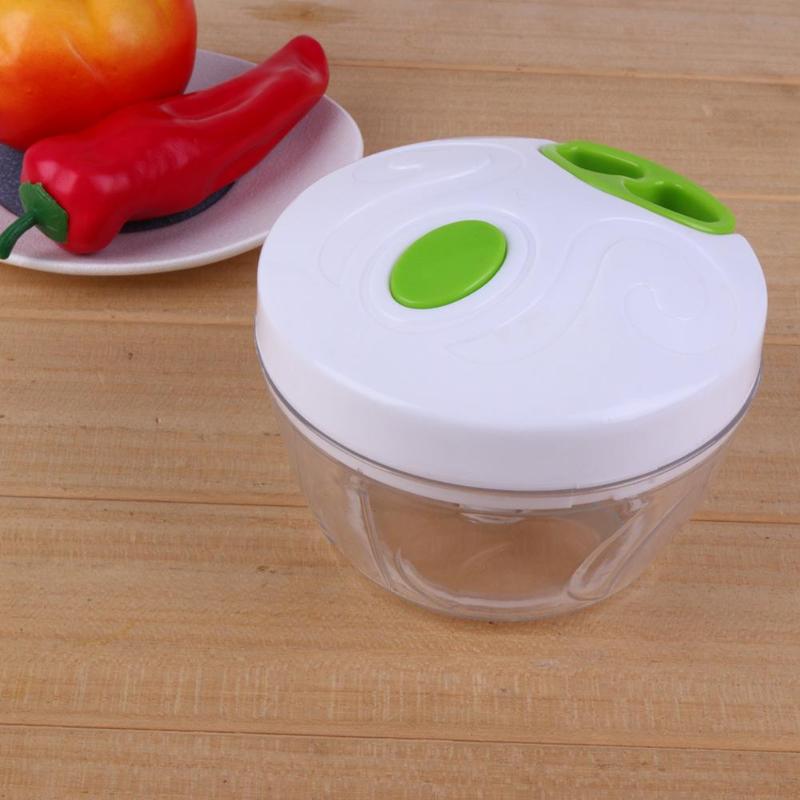 Multifunction Household Food Processor Manual Meat Machine Crusher Chopper Fruit Vegetable Chopper Hand Pull Food Cutter - ebowsos