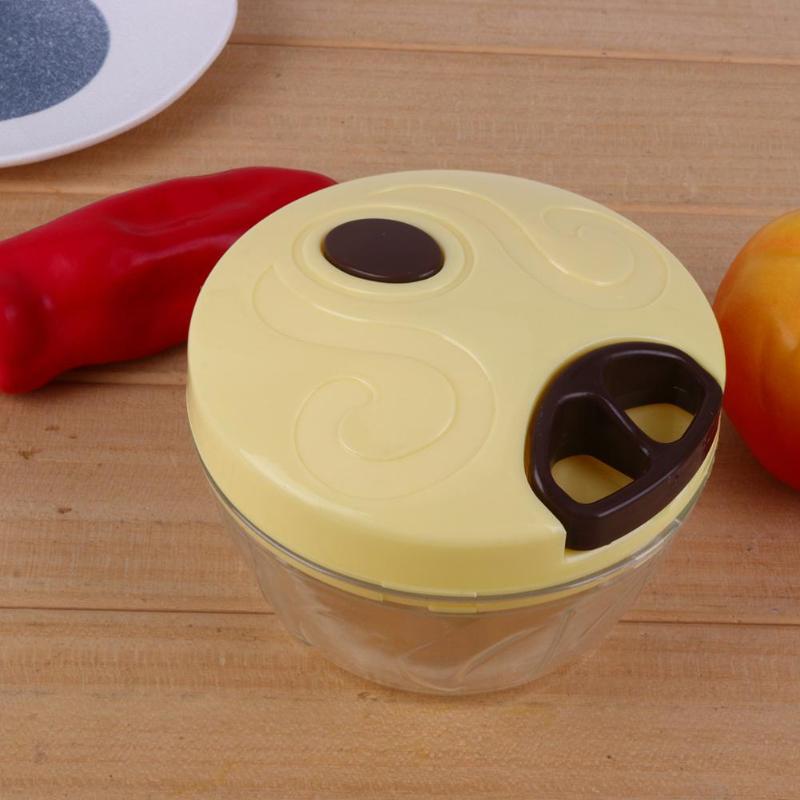 Multifunction Household Food Processor Manual Meat Machine Crusher Chopper Fruit Vegetable Chopper Hand Pull Food Cutter - ebowsos