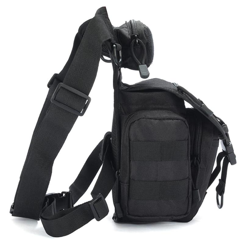 Multifunction Waterproof Molle Pouch Waist Belt Packs Lure Fishing Gear Storage Bag Outdoor Sports Camping Hiking Travel Leg Bag-ebowsos