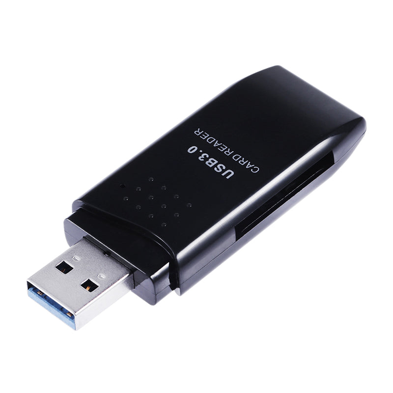 Multifunctional Card Reader Mini Portable USB3.0 Port High Speed 2 in 1 Card Reader for SD TF Micro SD Card Desktop Notebook PC - ebowsos