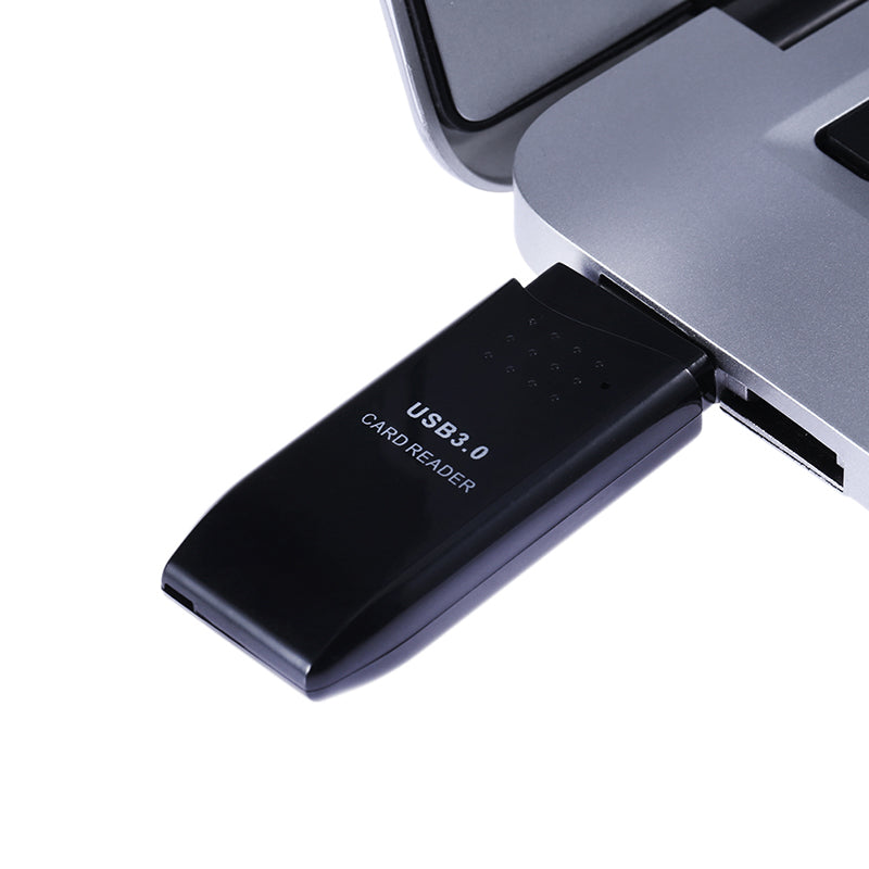 Multifunctional Card Reader Mini Portable USB3.0 Port High Speed 2 in 1 Card Reader for SD TF Micro SD Card Desktop Notebook PC - ebowsos