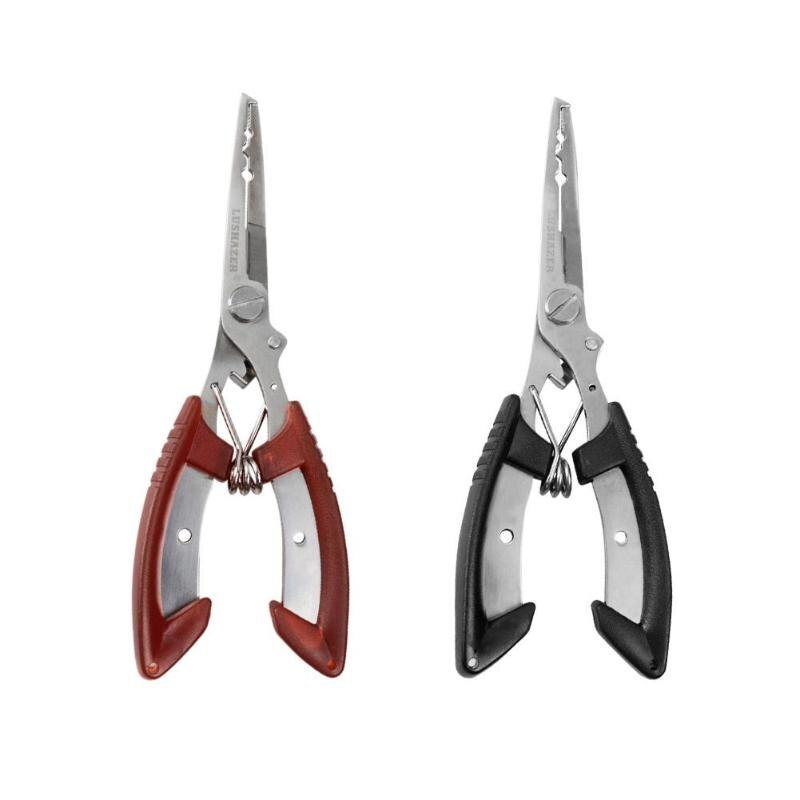 Multifunctional Stainless Steel Fishing Pliers Scissors Line Cutter Remove Hook Fishing Tackle Tool Fishing tool Pliers-ebowsos