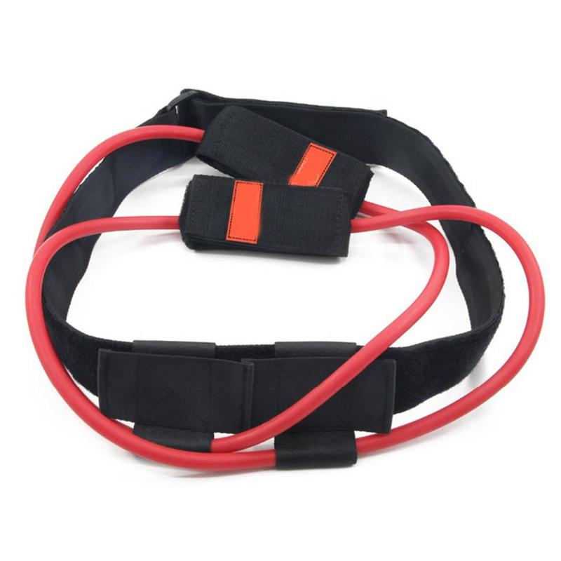 Muscle Fitness Latex Band Exercise Workout Sports Elastic Resistance Belt-ebowsos