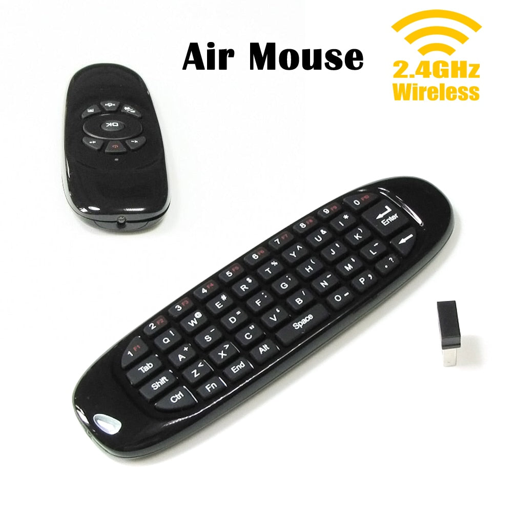 Muti Functional Mini Keyboard Mouse Body Feeling Gyroscope Double Sided Remote Controller keyboard - ebowsos