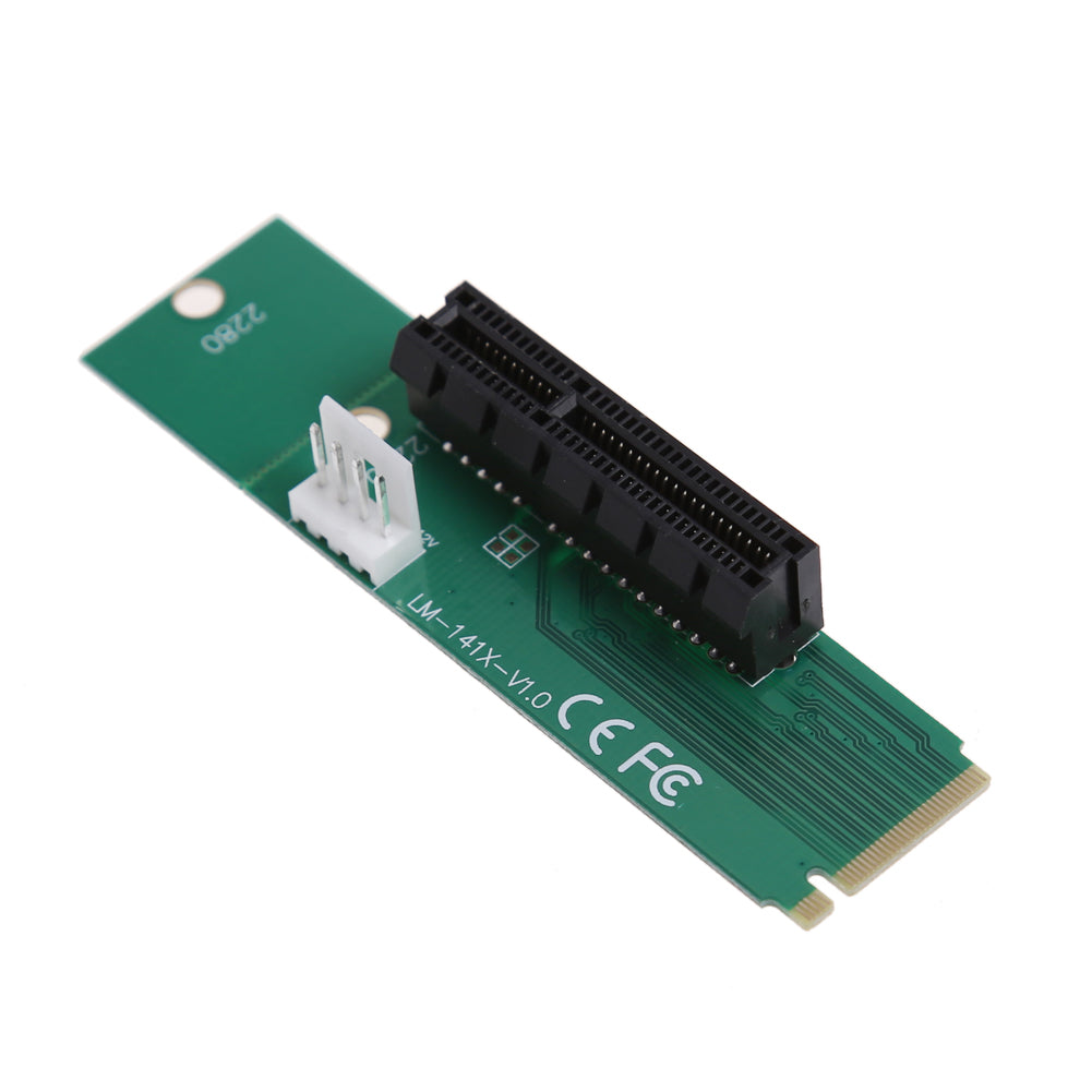 NGFF M2 SSD to PCI-E 4X Slot Adapter Card M key M.2 port SSD Port to PCI Express pcie Expansion Card PCI Riser - ebowsos