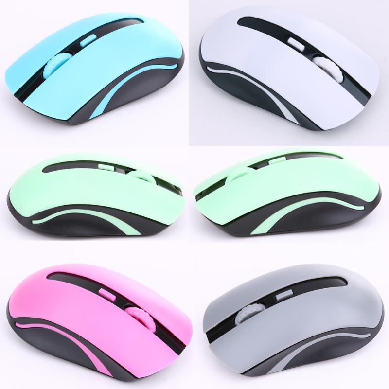 NI5L 2.4G USB Wireless Optical Mouse Game Mice Gamer Cordless Mice Receiver for Laptop PC - ebowsos