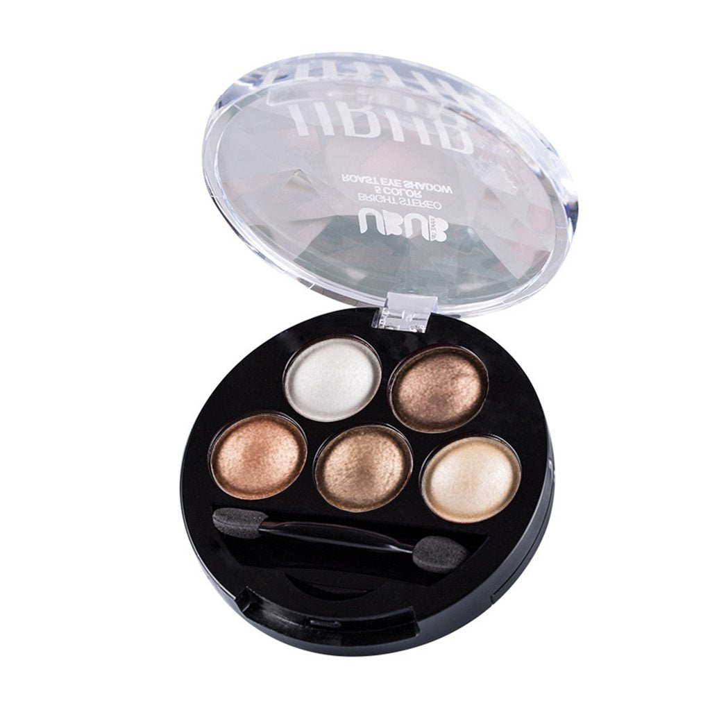 NOVO Women Eyeshadow Makeup Palette Long Lasting Waterproof Nude Eye Shadow Highlighter Powder Cosmetic Kit - ebowsos