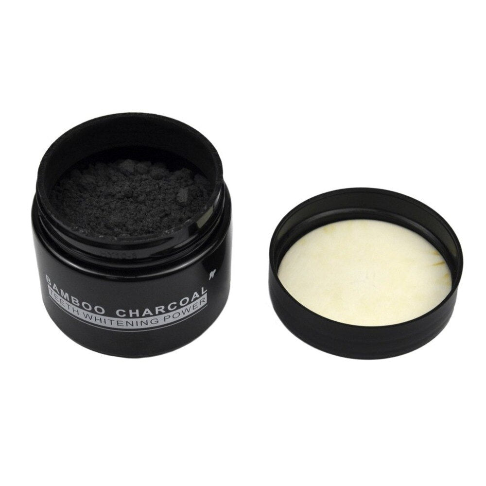 Natural Bamboo Activated Charcoal Tooth Whitening Whitener Powder Cleaning Teeth Plaque Tartar Removal Coffee Stains - ebowsos