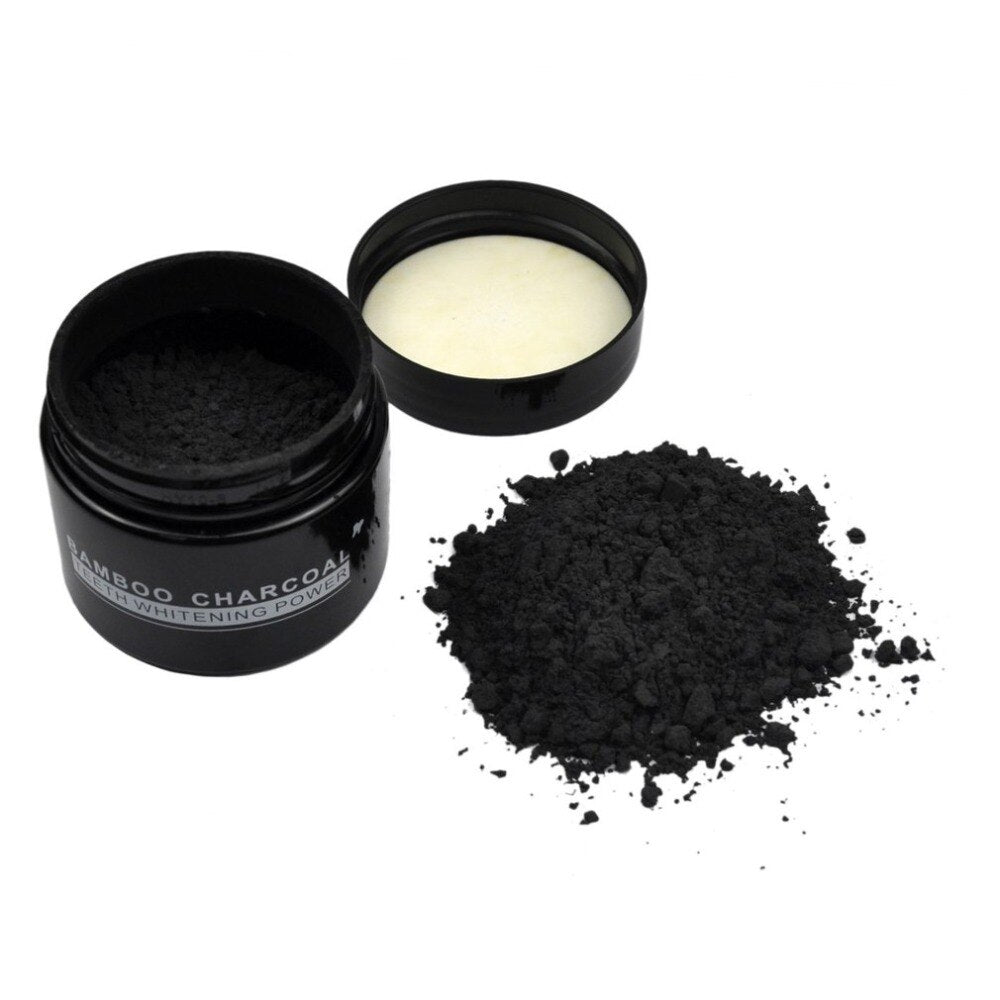 Natural Bamboo Activated Charcoal Tooth Whitening Whitener Powder Cleaning Teeth Plaque Tartar Removal Coffee Stains - ebowsos