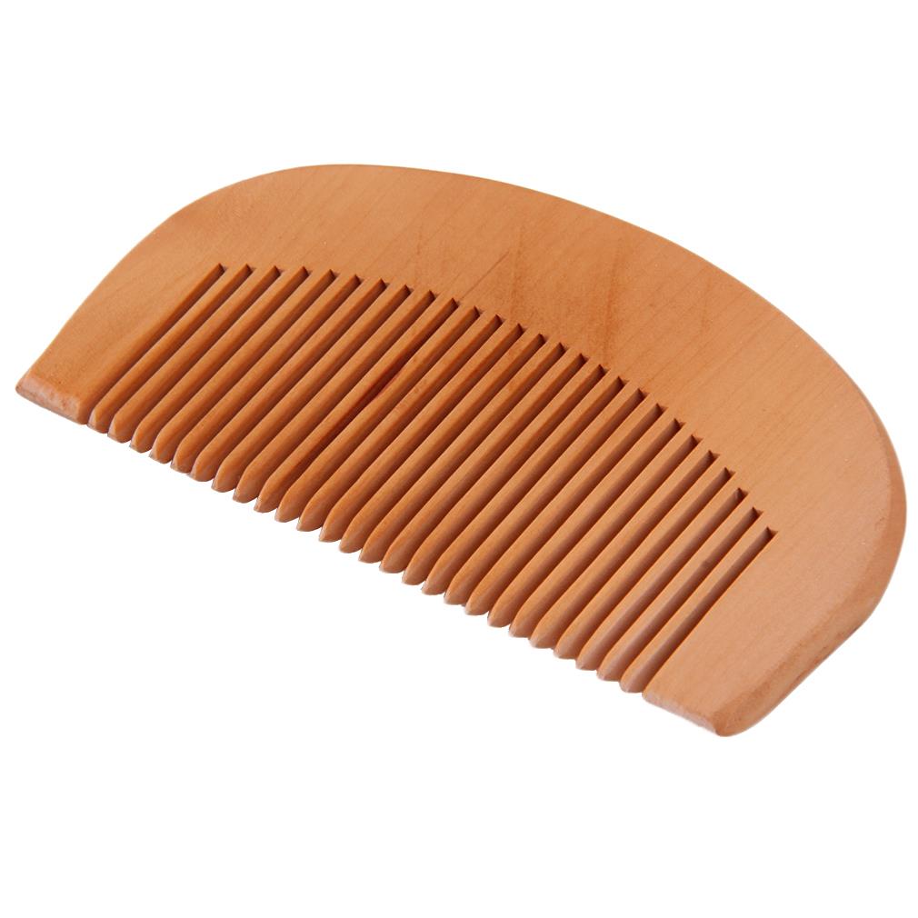 Natural Wide Tooth Wood Comb Peach Wood no-static Massage Hair Health Comb Hair Styling Tools Hot Selling - ebowsos