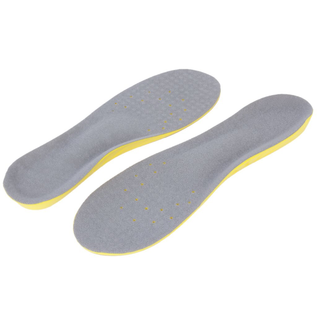 New 1 Pair Sport Shoes Insoles Environmentally Friendly Foam with Cuttable Size curves EU: 38-42 - ebowsos