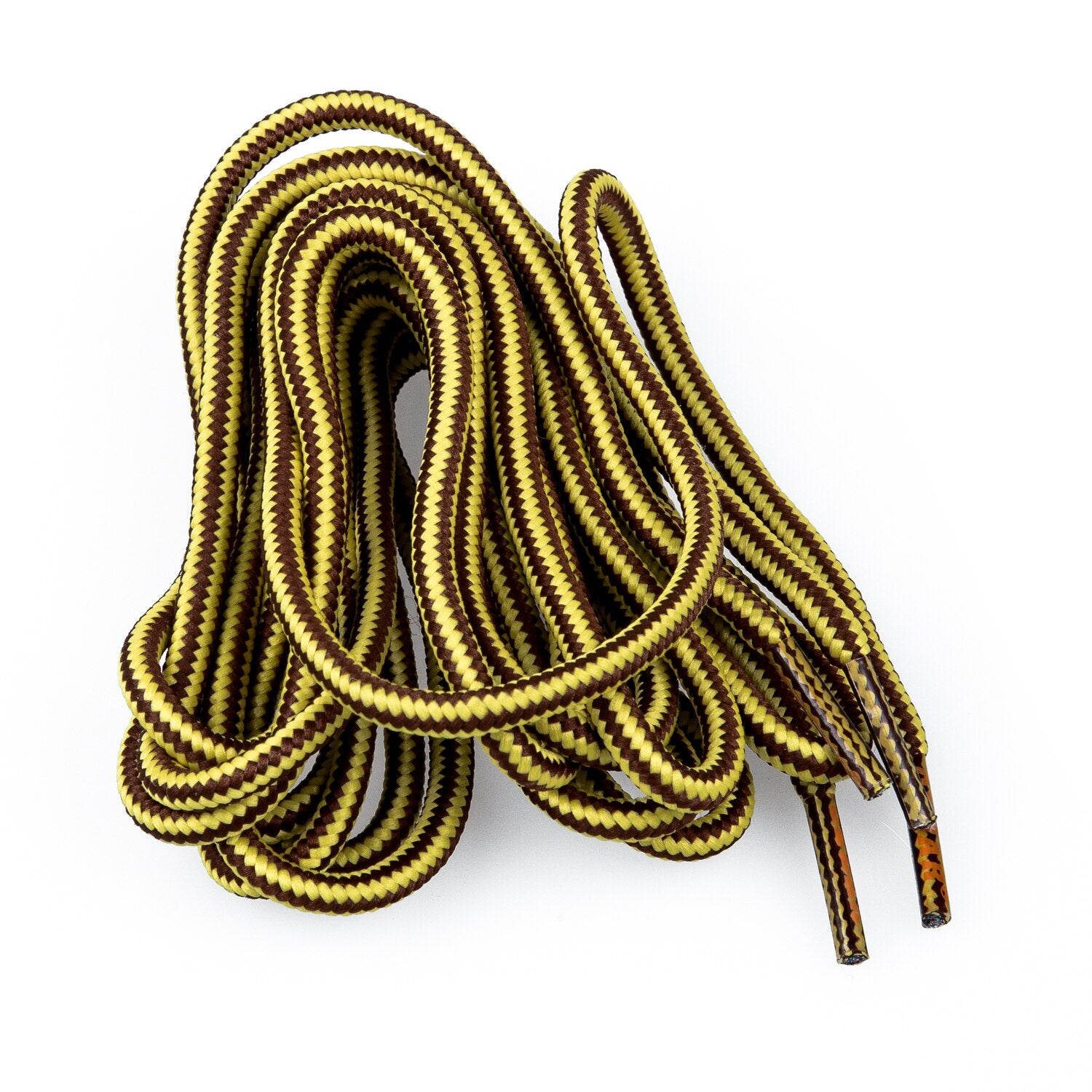 New 1 pair 152 cm Sustainable High Resistance Laces for Hiking Shoes - Cinnamon Stripes - ebowsos