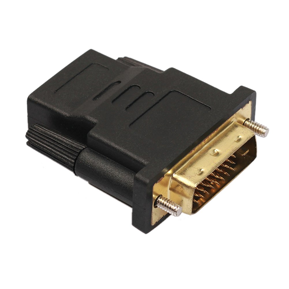 New 19 Pin DVI Male To HDMI Female Converter Adapter Adaptor Dual Link Connector For HDTV PC LCD Wholesale - ebowsos